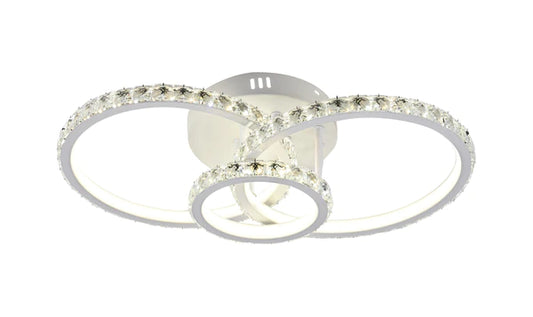 Lustră LED, iluminare elegantă, DM9011/3, Alb