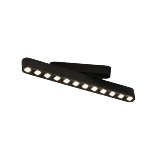 Grila LED Reglabila, Sina Magnetica Aplicata, Lumina Neutra, 12W, S7, Negru