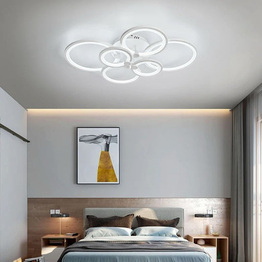 Lampă LED Modernă pentru Iluminat Interior DM 6628 / 6-WH – Design Minimalist Alb pentru Living, Dormitor și Hol