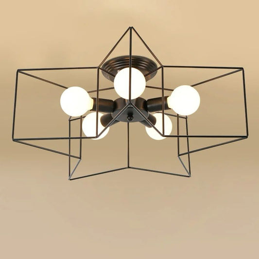 Pendul Contemporan cu Formă Geometrică, DM 44, Negru – Accesoriu Distins pentru Livinguri și Sufragerii