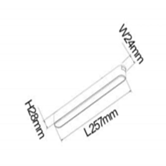 Banda LED Premium cu Sina Magnetică Aplicată, Lumina Neutră, 12W, S4, Negru – Iluminat sofisticat pentru atmosfera dorită.