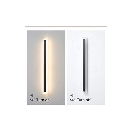 Aplica LED exterior, design liniar, DM904/180 BK, Negru