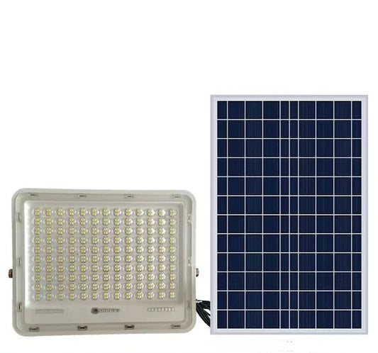 Proiector LED 150W, Cu Panou Solar Și Telecomandă – Iluminare Durabilă Și Puternică Pentru Grădini Și Curți