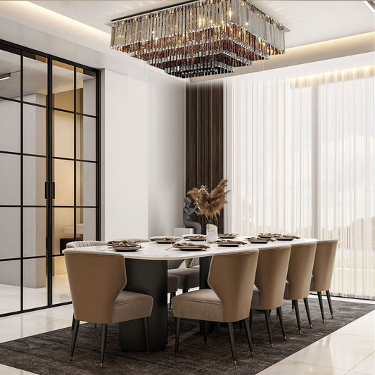 Candelabru de Lux cu Cristal Opulent, DM – Iluminare Luminosa și Elegantă pentru Livinguri și Sufragerii