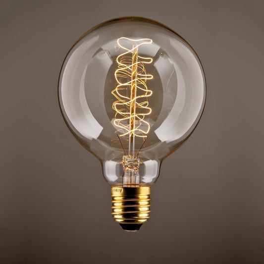 Bec LED Filament Decorativ G95 E27 4W 2000K – Design Clasic și Lumină Confortabilă pentru Spații Rafinate