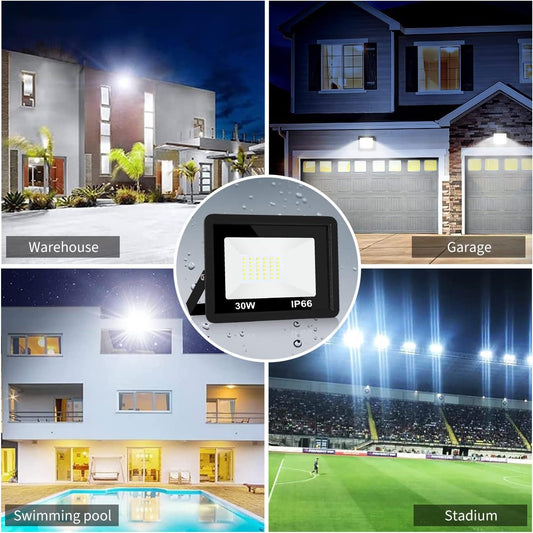Proiector LED 50W, Lumină Rece și IP65 – O Alegere Premium pentru Iluminat Durabil și Eficient în Spații Exterioare