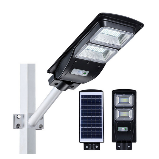 Lampa Solara, 100W, cu telecomanda și senzor de lumina