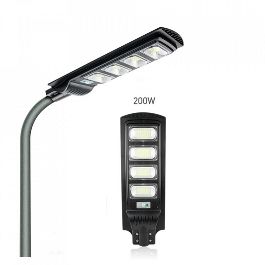 Lampa Solara 200W cu telecomanda și senzor de lumina