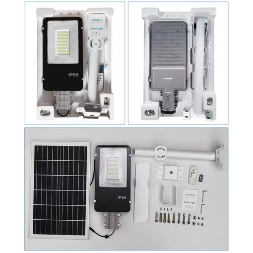 Lampa Solară 300W cu Telecomandă și Suport Metalic – Soluție Eco-Friendly și Robustă pentru Iluminat Exterior