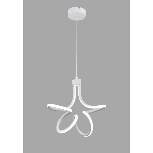Pendul Decorativ Modern, Triplu Spectru cu Design Elegant, Model DM8021 – Iluminat Rafinament și Impecabil pentru Oricare Cameră, Alb