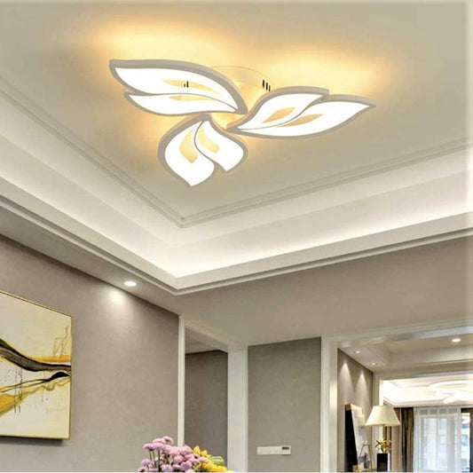 Lustră LED, design artistic si iluminare eficientă, DM6553 / 3-WH, Alb