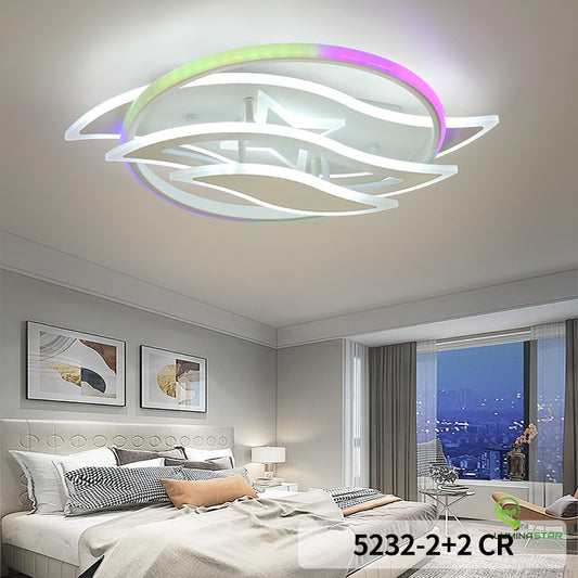 Plafonieră LED Contemporană DM9209/400 – Iluminat Reglabil cu Tehnologie RGB pentru Ambient Personalizat.