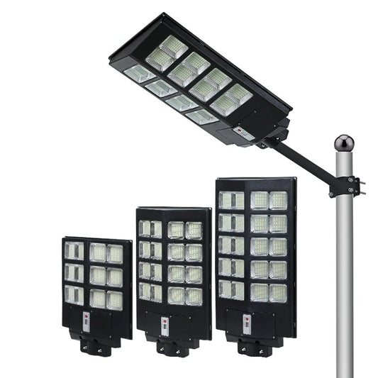 Lampa Solară 900W cu Telecomandă și Senzor de Lumină – Iluminare Puternică și Eficientă pentru Spații Externe