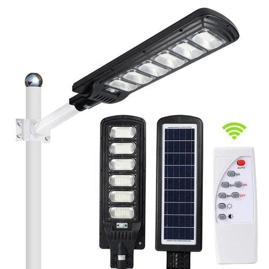 Lampa Solara 300W cu telecomanda și senzor de lumina