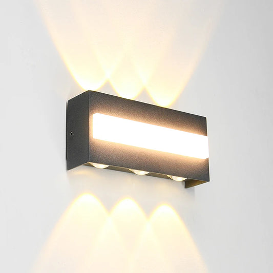 Aplica LED de Perete, Lumină Caldă, DM2160-3, Negru – Accesoriu Premium pentru Terase, Grădini sau Fațade Externe