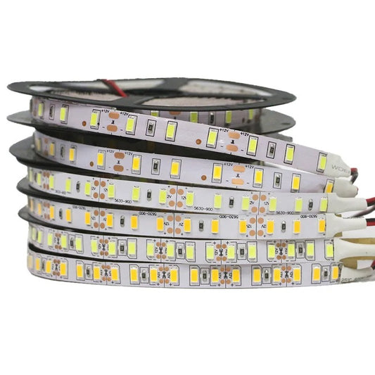 Banda LED 3528 Exterior, 60 LED-uri/m, 5W – Iluminat uniform și eficient, Culoare: Alb Cald, Alb Rece, Alb Neutru