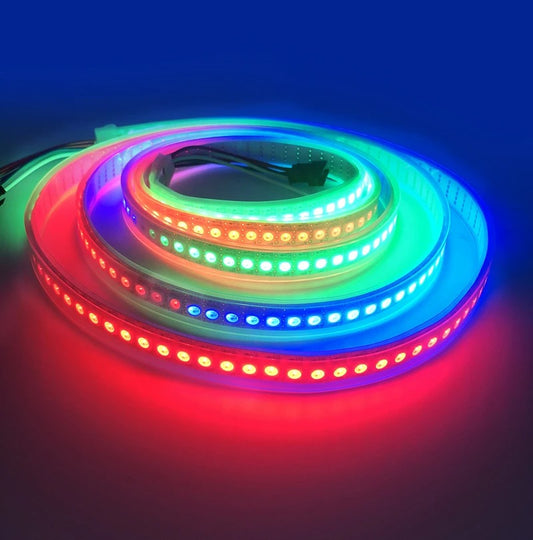 Banda LED RGB pixel 2812, 60 LED-uri/m, 18W