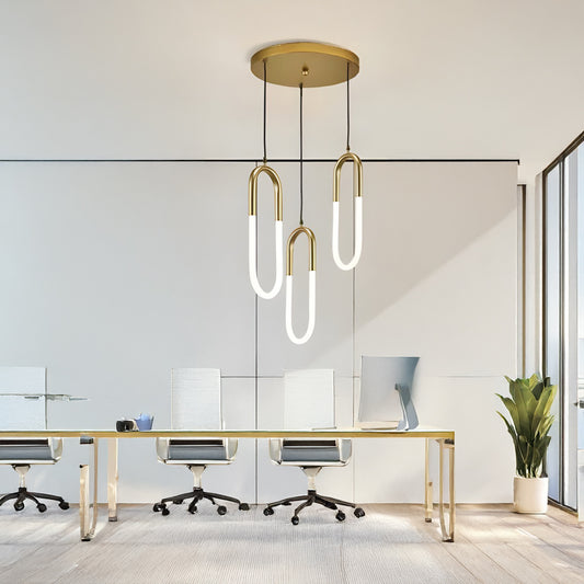 Lustră de Lux Aurie DM-G407A/3, D30CM – Telecomandă wifi 2.4G cu 3 Opțiuni de Lumină și Intensitate Ajustabilă