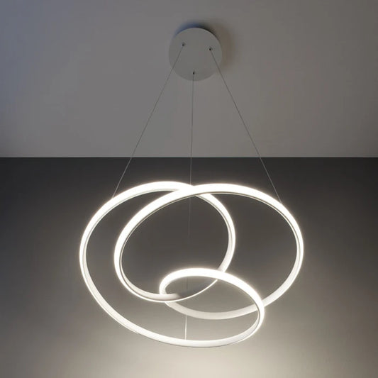 Candelabru LED Modern DM8795/550 – Design Elegant cu Telecomandă și Temperatură de Culoare Reglabilă, Alb