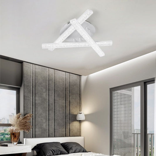 Lustră LED Cu Iluminare Strălucitoare Și Elegantă DM9050/3C Alb – Ideală Pentru Crearea Atmosferelor Moderne Și Rafinate