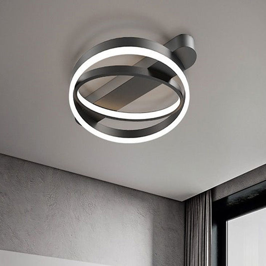 Lustră LED Modernă Negru, Design Luxos Cu Telecomandă, 3 Tipuri De Lumină – Iluminare Elegantă Pentru Dormitor