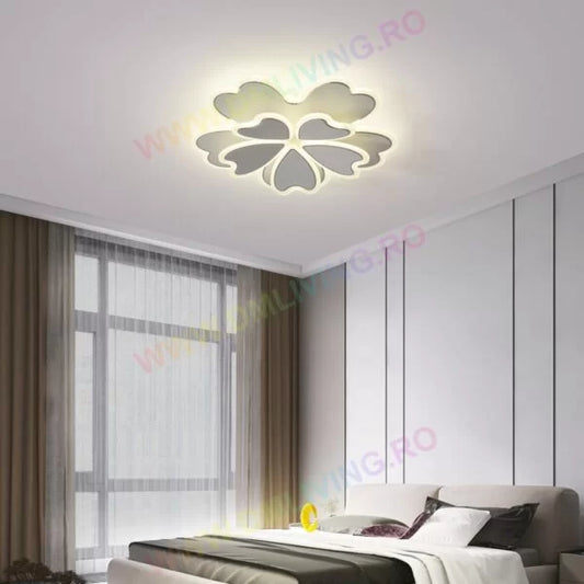 Lampă LED de plafon model cu iluminat variabil și telecomandă, potrivită pentru dormitor și living, DM Model :2257 / Y