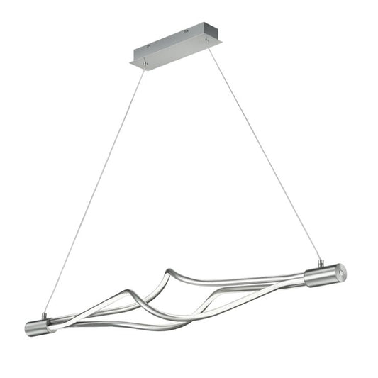 Candelabru LED modern, ondulat, DM 8806/1200 Alb