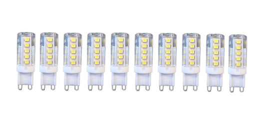 Set 10 x Becuri LED DMLiving, G9, Lumina Neutra, 4000K, 5W