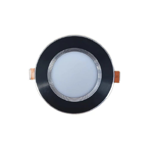 Spot LED Rotund, Lumină Rece 6000K, 5W, Negru – Design Incastrabil pentru Iluminat Modern