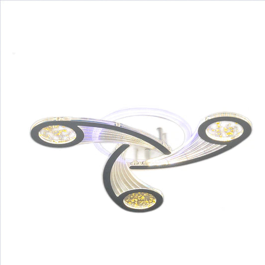 Lustră LED, design elegant și funcțional, DM398-3RGB, Alb