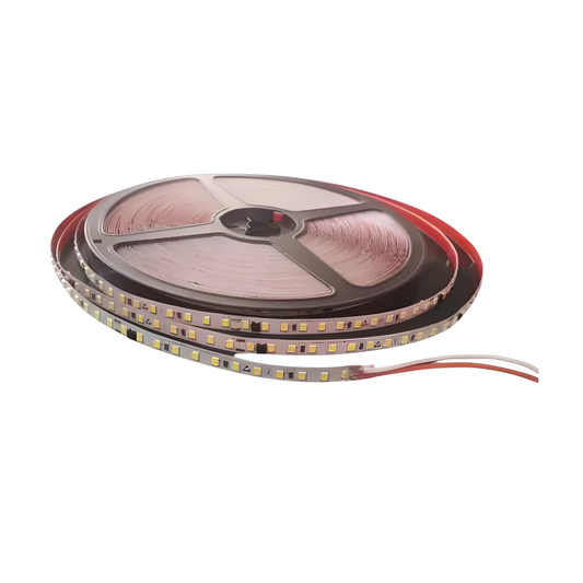 Banda LED Premium, 120 LED/M, 10m/Rola, Lumina Caldă – O Experiență Distinsă de Iluminare cu 12W/M, 220V