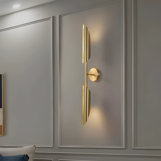 Aplică de Perete Exclusivistă cu Design Artistic, DM90-1, Auriu – Sophisticare și Stil în Iluminatul Tău