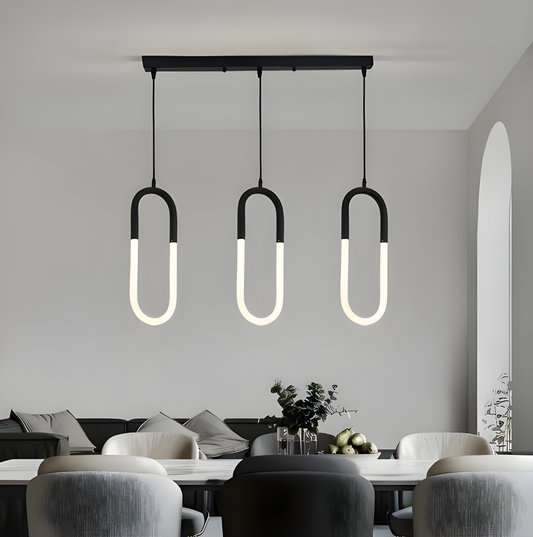 Lustră Modernă Suspendată cu Telecomandă, DM-G4080/3, 30CM – Iluminat Reglabil și Design Elegant