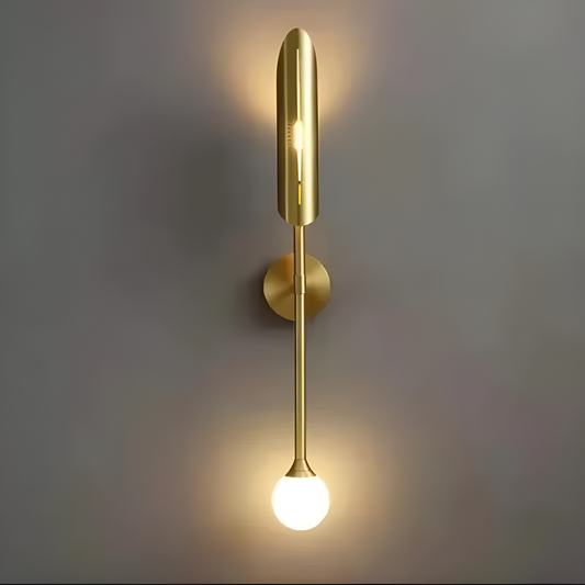 Aplică de Perete Luxoasă cu Design Artistic Sculptural, DM91-1, Auriu – Glamour și Funcționalitate în Fiecare Detaliu