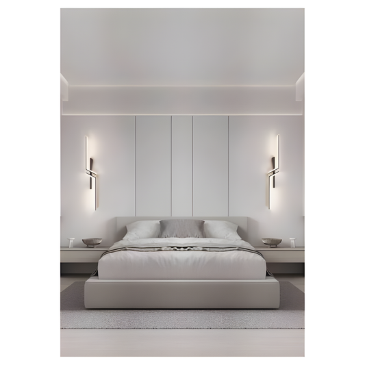 Aplica LED Funcțională, 22W – Soluție Versatilă cu 3 Funcții de Lumină (Rece/Calda/Neutră) pentru O Ambianță Plăcută, Model DM9320 BK/80CM