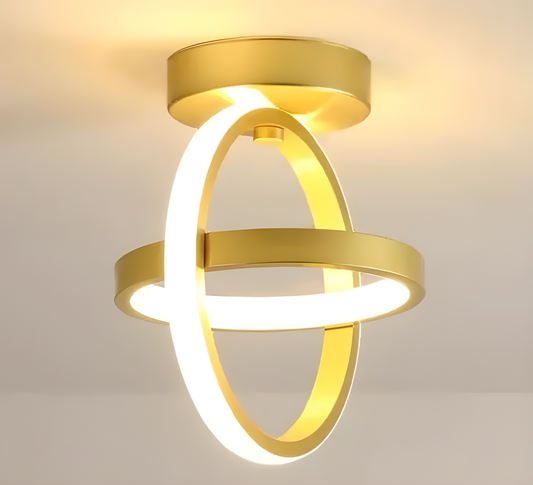 Lustră Suspendată Aurie cu 3 Tipuri de Lumină – Design Elegant și Funcționalitate, Model MD200G