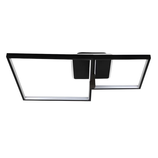 Lustră Contemporană LED cu 3 Surse de Iluminare, Model DM60018-2, Negru – Deosebită și Modernă pentru Spații Distinse