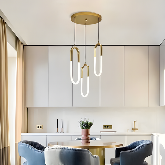 Lustră de Lux Aurie DM-G407A/3, D30CM – Telecomandă wifi 2.4G cu 3 Opțiuni de Lumină și Intensitate Ajustabilă