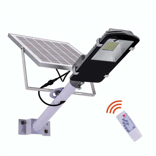 Proiector Solar LED Stradal 100W, Cu Telecomandă – Iluminare Puternică Și Sustenabilă Pentru Spații Publice