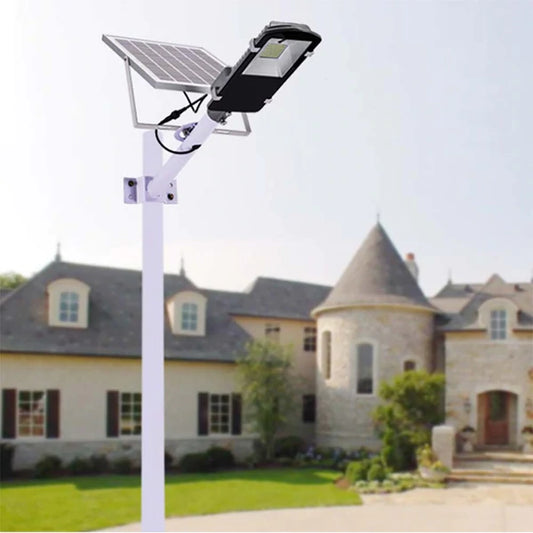 Proiector Solar LED Stradal 100W, Cu Telecomandă – Iluminare Puternică Și Sustenabilă Pentru Spații Publice