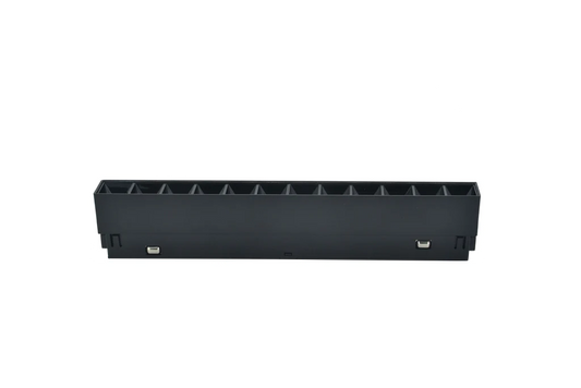 Grilă LED Șină Magnetică Neagră, 12W – Iluminat Neutru Încastrat, Ideal Pentru Camere Moderne