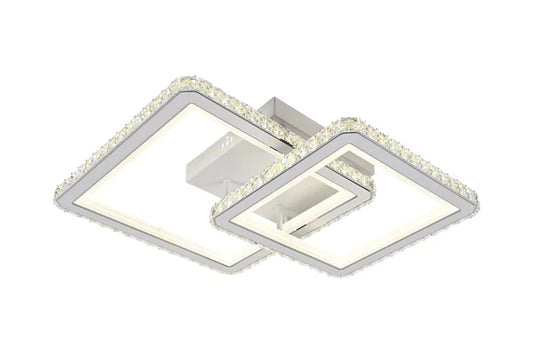 Lustră LED, stil modern pentru iluminatul interior, DM9005/1+1, Alb