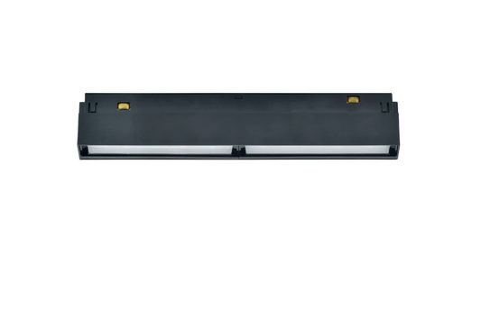 Banda LED dubla sina magnetica, lumina neutra, incastrata, 12W, Negru